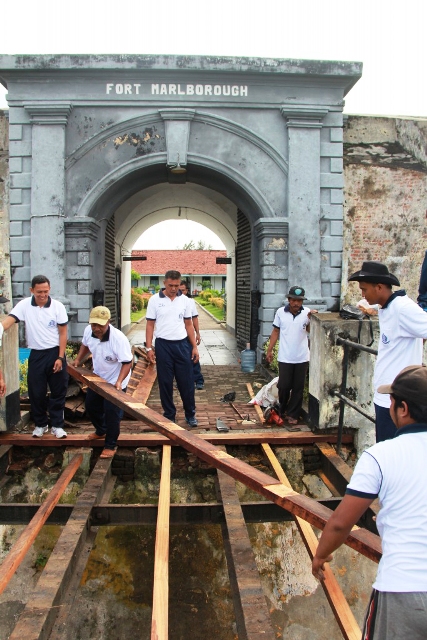 Jembatan Benteng Marlborough Direhab