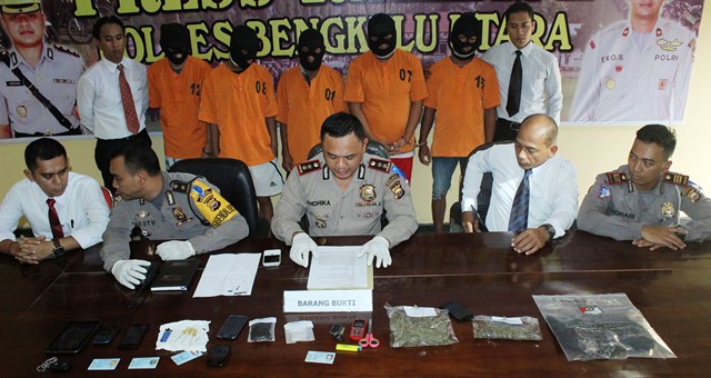 Empat Tsk Narkoba Diringkus Polres Bengkulu Utara