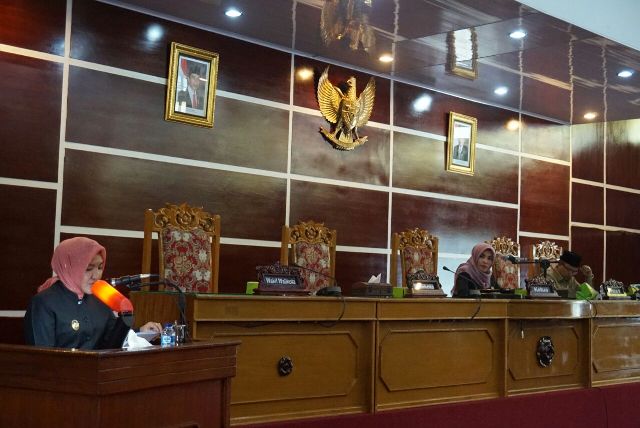 DPRD Kota Bengkulu Gelar Paripurna  LKPJ APBD Tahun Anggaran  2015