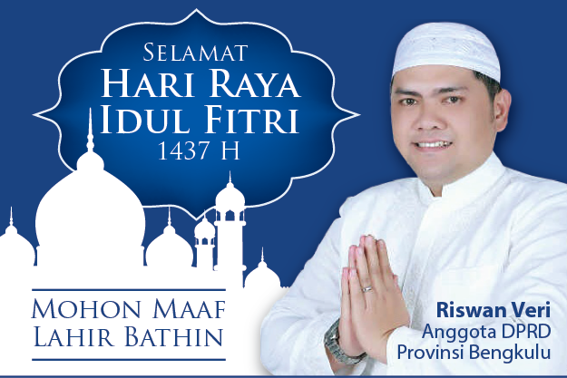 Riswan Veri Mengucapkan Selamat Hari Raya Idul Fitri 1337 H