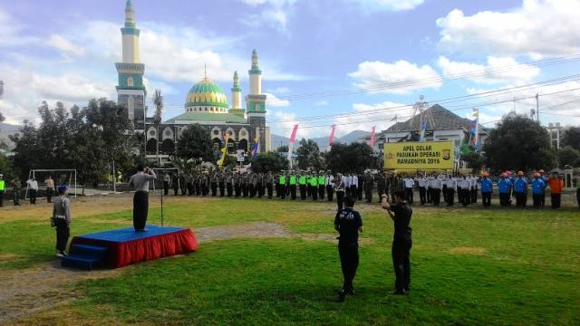 Puluhan Personel Amankan Idul Fitri