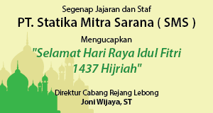 PT Statika Mitra Sarana (SMS): Selamat Hari Raya Idul Fitri 1437 H