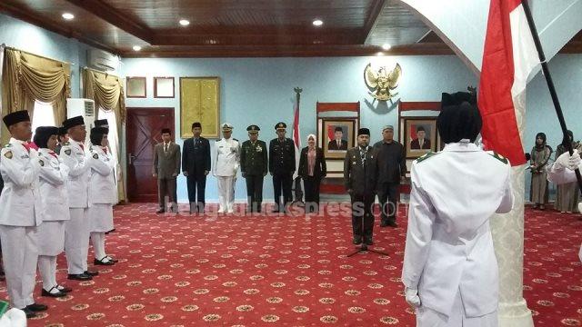 Walikota Kukuhkan Paskibraka Kota Bengkulu