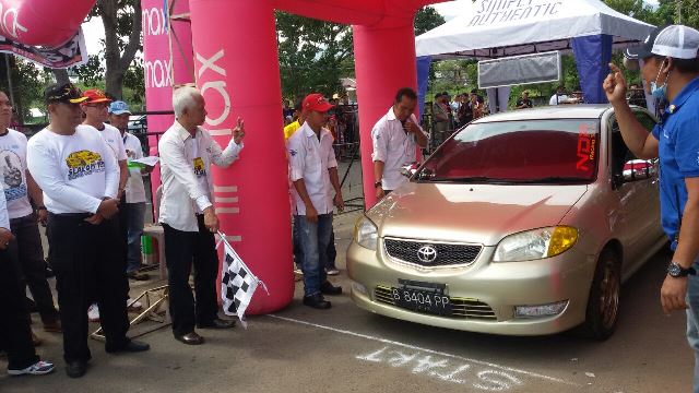 80 Peserta Uji Kemampuan Slalom