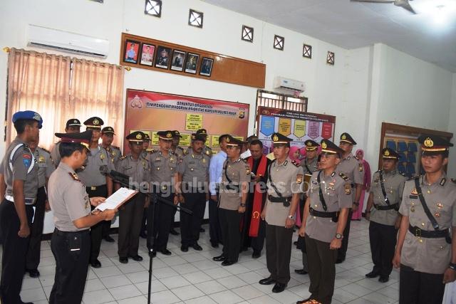 11 Perwira Polres  Kaur Sertijab