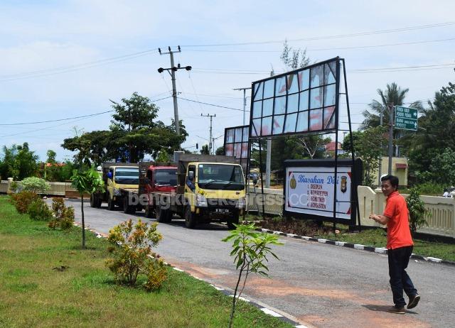 Diduga Bodong, 3 Truk Diamankan