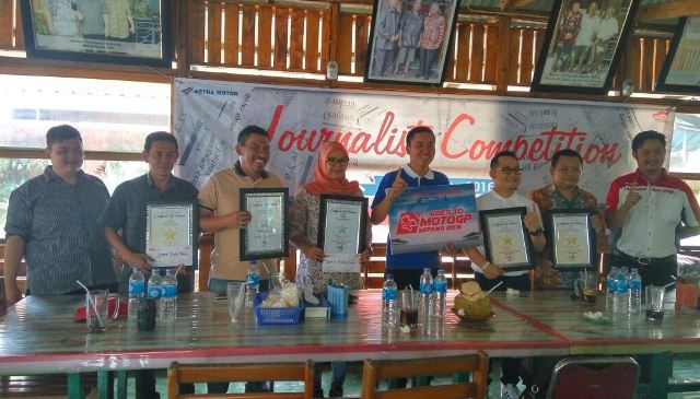 Bengkulu Ekspress Kembali Raih Terbaik 1 Journalist Competition Honda