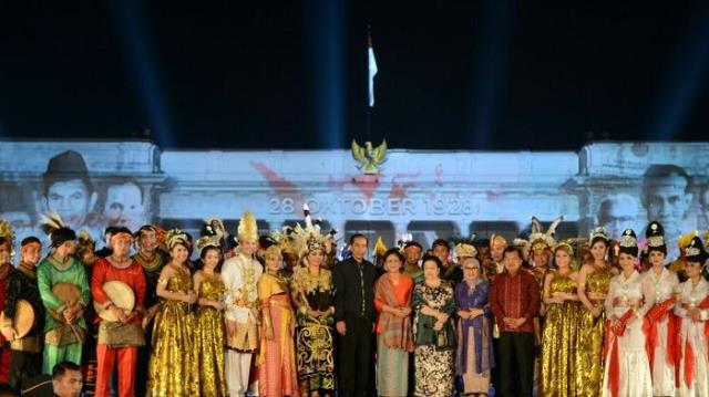 Sumpah Pemuda Dibungkus Nusantara Berdendang di Istana