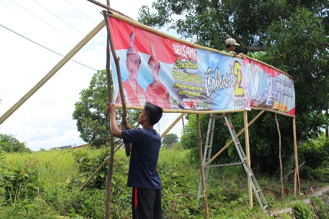 Alat Peraga Kampanye Banyak Rusak