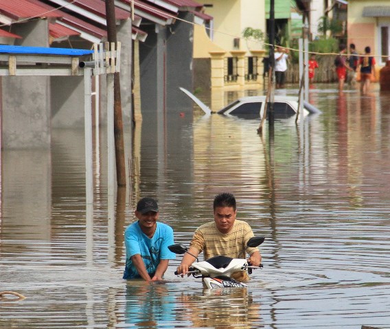 Kota Bengkulu dan Seluma Diterjang Banjir, Tujuh Desa dan Ratusan Rumah Terendam