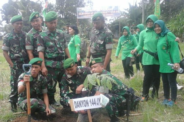 Kodim 0409/Rejang Lebong, Tanam 1.500 Bibit Pohon