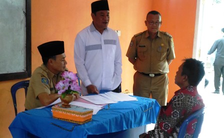 Bupati Lebong Pantau Seleksi Balon Kades