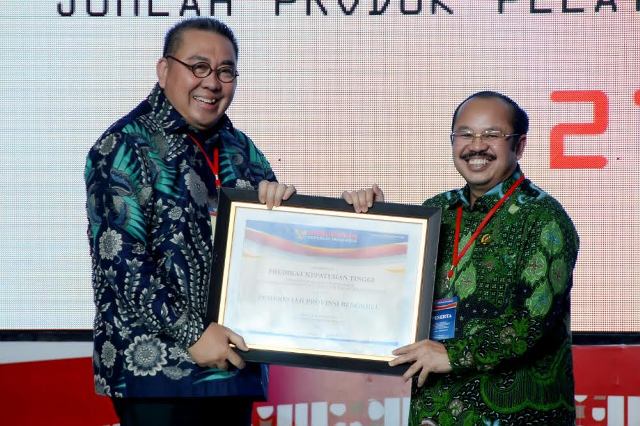 Pemprov Bengkulu Raih Penghargaan Pelayanan Publik
