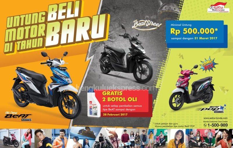 Promo Untung Beli Motor Honda BeAT di Awal Tahun