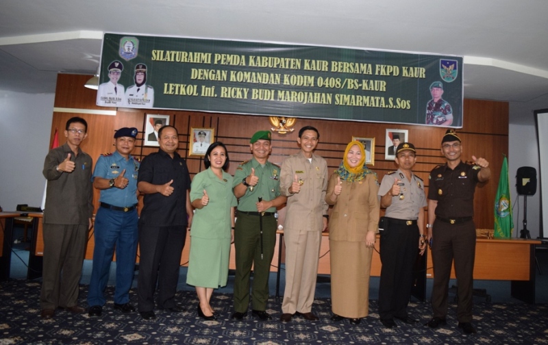 TNI Siap Bersinergi  Membangunan Kaur