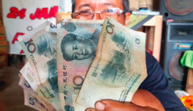 OMG! Mata Uang Tiongkok pun Sudah Beredar di Sulawesi