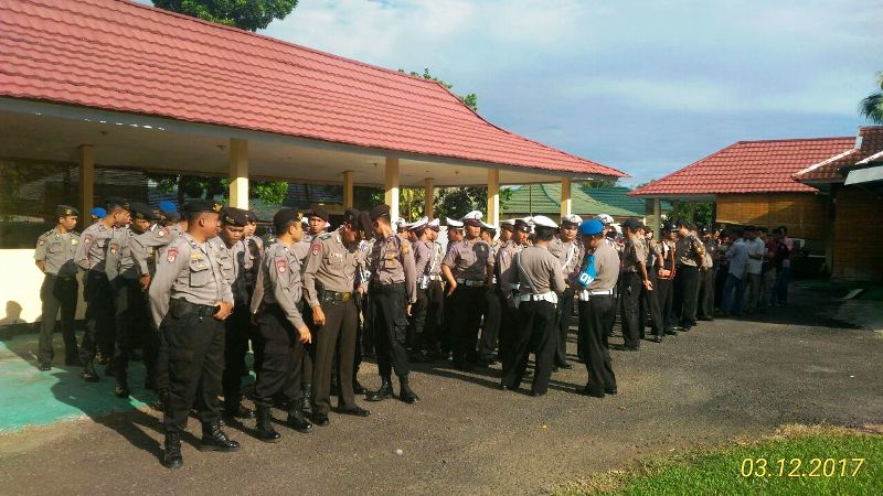 Siap Amankan Pelantikan Bupati Benteng, Polisi Gelar Latihan Dadakan
