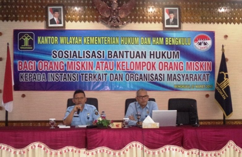 Kemenkumham Sosialisasikan Bantuan Hukum