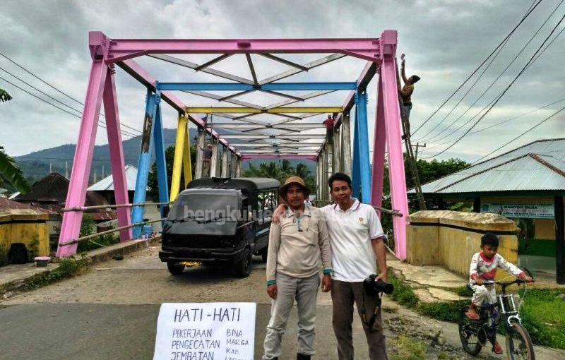 Dukung Wonderful Bengkulu, Lebong Buat Jembatan ‘Pelangi’