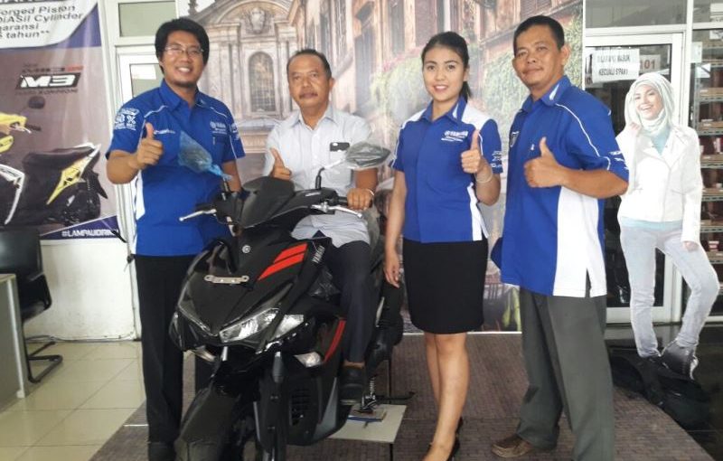 Yamaha Serahkan Aerox 155 VVA Kepada Dua Pemilik Pertama