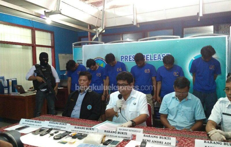 BNNP Bengkulu Gagalkan Transaksi 300 Gram Sabu di Depan Mako Brimob