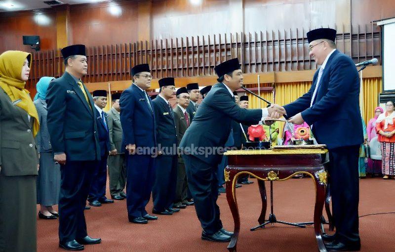 27 Pejabat Pemprov Bengkulu Eselon II Dilantik