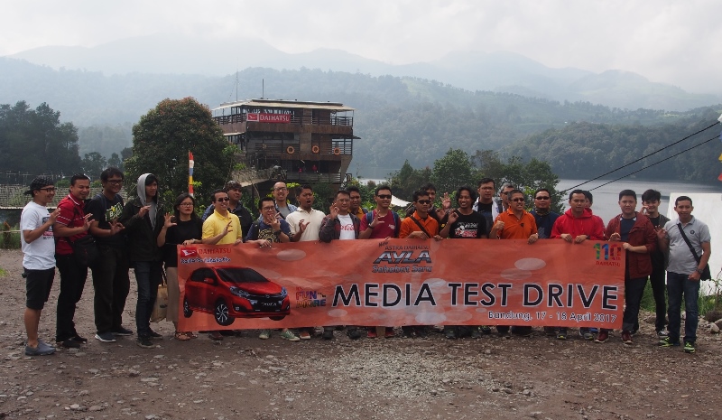 New Astra Daihatsu Ayla Media Test Drive Lebih Nyaman, Tangguh dan Bertenaga
