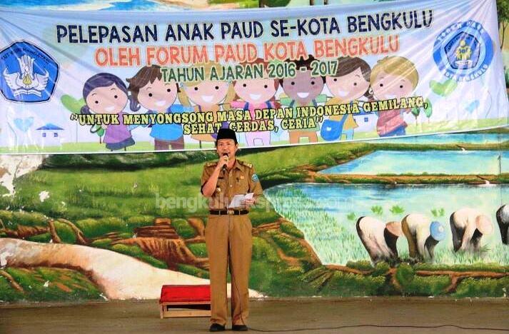 Pemkot Bengkulu Apresiasi Pelepasan 1.014 Siswa PAUD