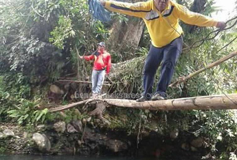 Jembatan Air Tenang dan Baturaja Masih Darurat