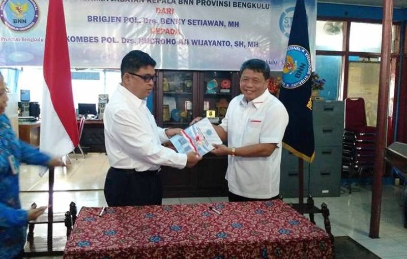 BNNP Bengkulu Ganti Pimpinan