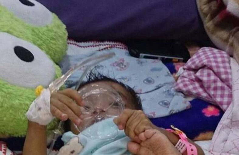 Gita Lavina Ramadhani, Bayi 9 Bulan derita Penyakit Komplikasi