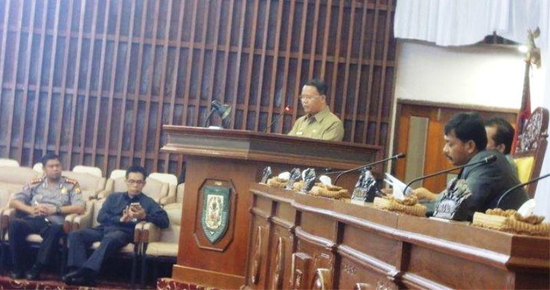 DPRD Provinsi Bengkulu Dengar Jawaban Gubernur Terkait Raperda RPJMD