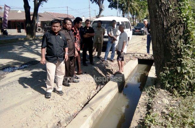 Komisi III DPRD Provinsi Bengkulu Sidak Pengerjaan Jalan Hibrida