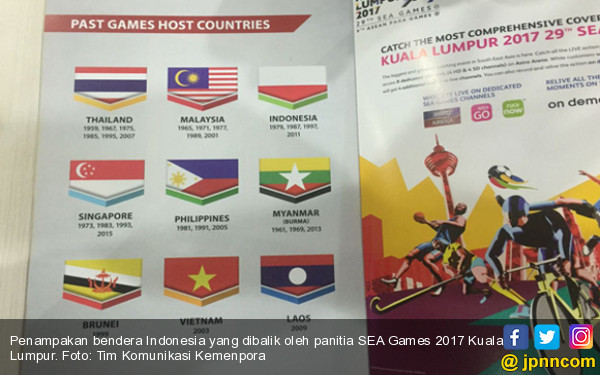 Salah Pasang Bendera Merah Putih, Ini Kata Menpora Malaysia