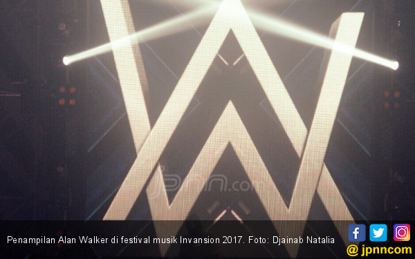 Alan Walker ‘Bius’ Penonton Festival Musik Invansion 2017