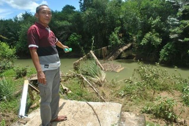 Rp 700 Juta Perbaiki Jembatan Rusak