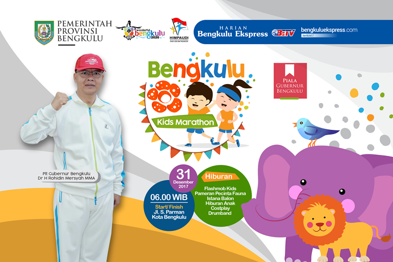 Bengkulu Kids Marathon Peserta Diminta Ambil Nomor