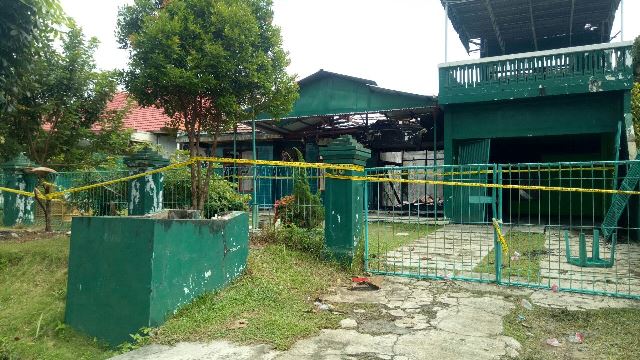 Rumah Pensiunan Terbakar