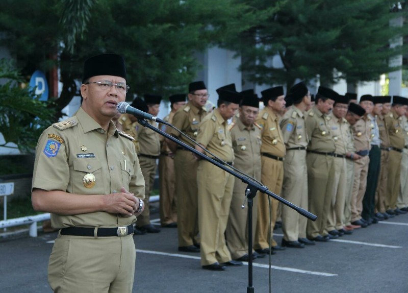 Pimpin Apel Perdana 2018, Plt Gubernur Tekankan Penyerapan Anggaran