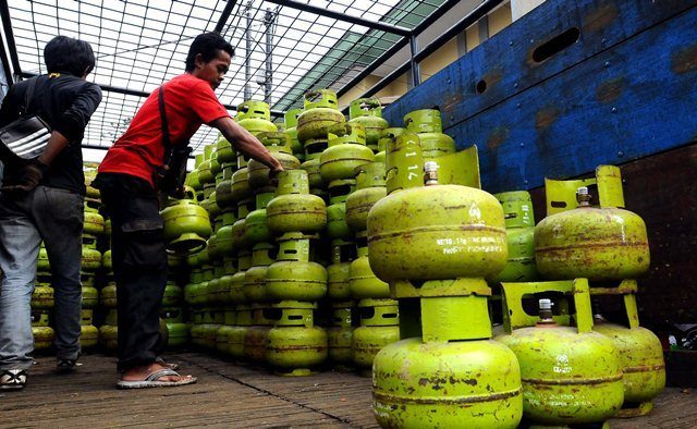 Harga Gas 3 Kg  Kembali Naik