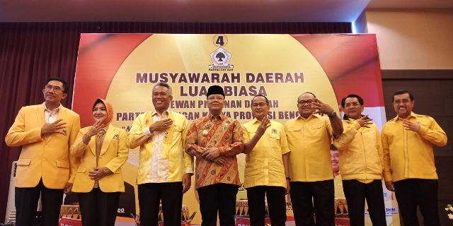 Rohidin Terpilih Aklamasi, Momentum Kebangkitan Golkar