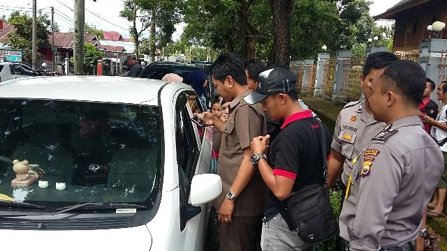 Bandit Pecah Kaca Beraksi Disamping Rumdin Bupati Rejang Lebong