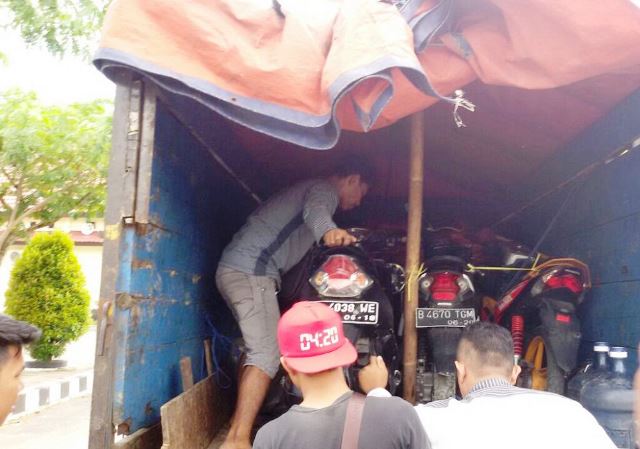 Truk Bawa 7 Motor, Sempat Diamankan