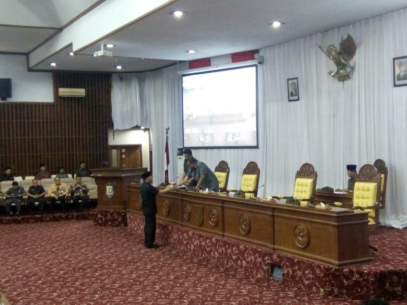 Plt Gubernur Bengkulu Sampaikan LKPj 2017
