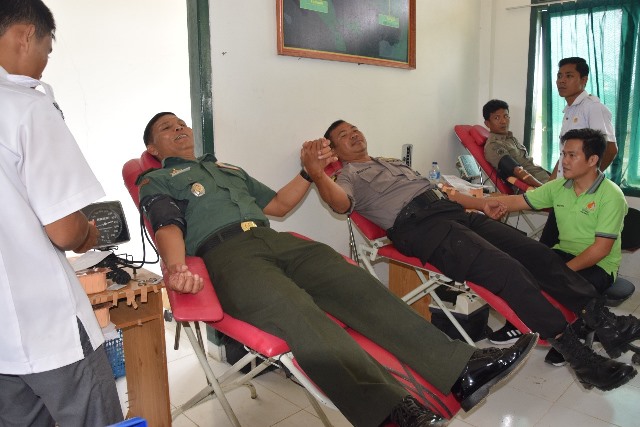 HUT Persit, Kodim Gelar Donor Darah