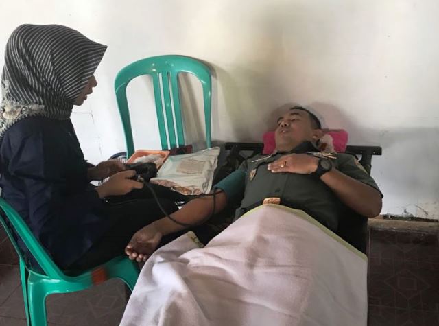 Kodim 0409/RL Gelar Donor Darah