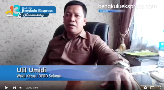 Greeting HUT Bengkulu Ekspress ke 13 dari Wakil ketua DPRD Seluma