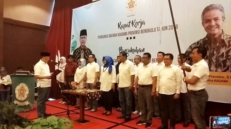 Penca KAGAMA Provinsi Bengkulu 2018-2023 Dikukuhkan