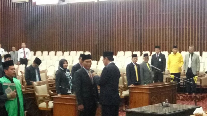 Ruswan Resmi Menjabat Anggota DPRD Provinsi Bengkulu