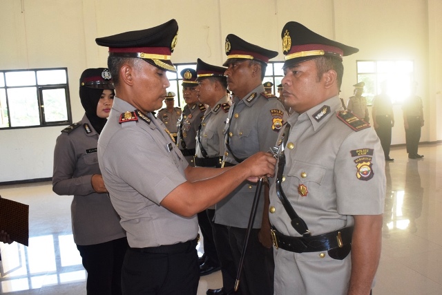 Sertijab, Empat Pejabat Polres Resmi Berganti